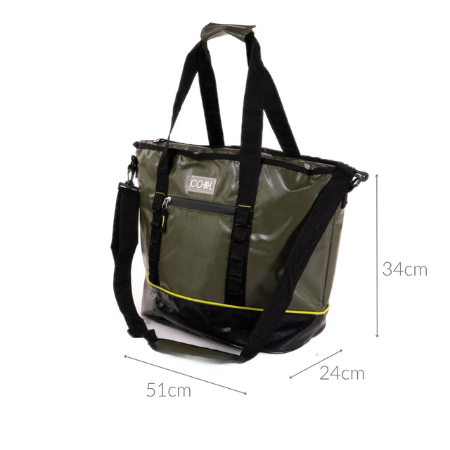Geanta termica pentru cumparaturi, impermeabila, 51 x 24 x 34 cm