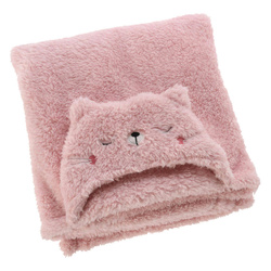 Hanorac cu gluga pentru copii Teddy, cu urechi, 70 x 100 cm