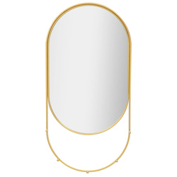 Oglinda de perete cu carlige 40 x 80 cm