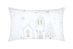 Perna de Crăciun HOHOHO, pufoasă, 30 × 50 cm