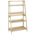 Suport cu patru rafturi EDDA, culoare naturală, Wenko