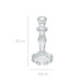 Sfesnic din sticla, cristal, 20 cm