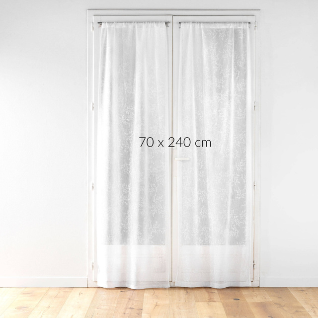 Set de perdele cu model de frunze, KARLA, 70 x 240 cm