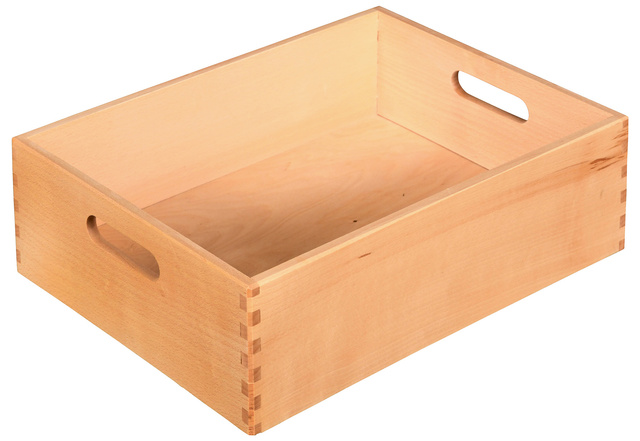 Cutie depozitare cu manere, lemn de fag, 30 x 20 cm, Kesper