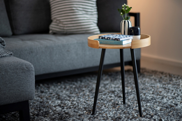 Masa de cafea rotunda din bambus LOFT, de la Wenko