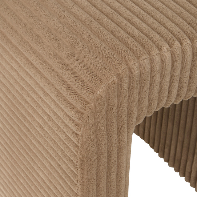 Scaun cu arc din stofa de catifea SEVI, înălțime 43 cm