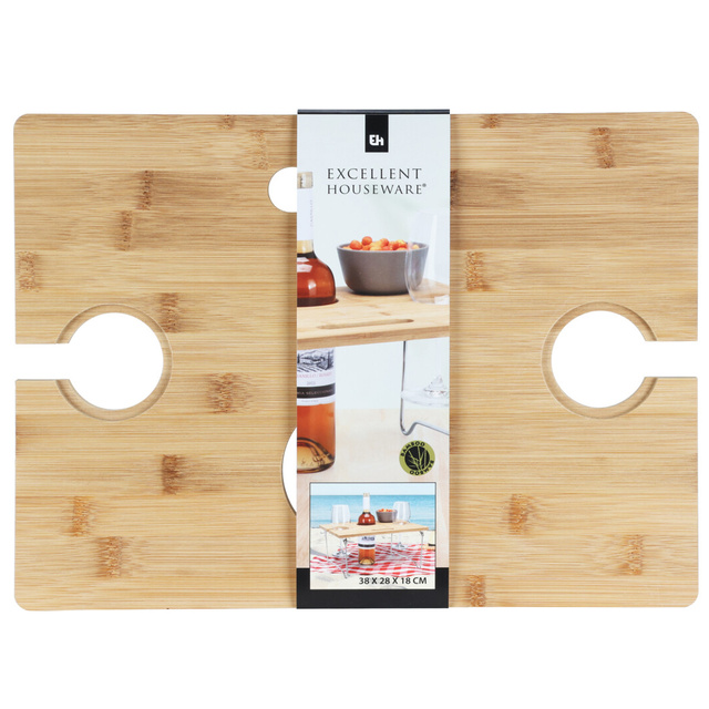 Tava de masa din bambus, 38 x 28 cm