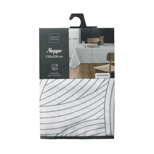 Fata de masa din poliester cu imprimeu LINEA, 150 x 200 cm