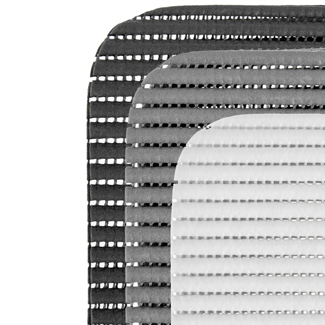 Set de 2 covorașe din plastic EVIA, 32 x 32 cm