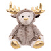 Jucărie de pluș de Crăciun, ursuleț îmbrăcat ca un ren, 28 cm