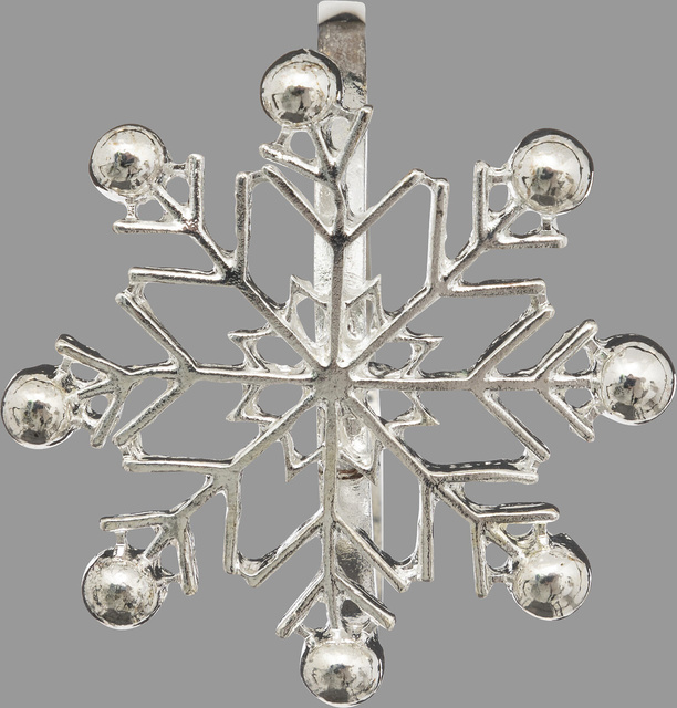 Set inele de servetel, fulg de zapada, 2 bucati