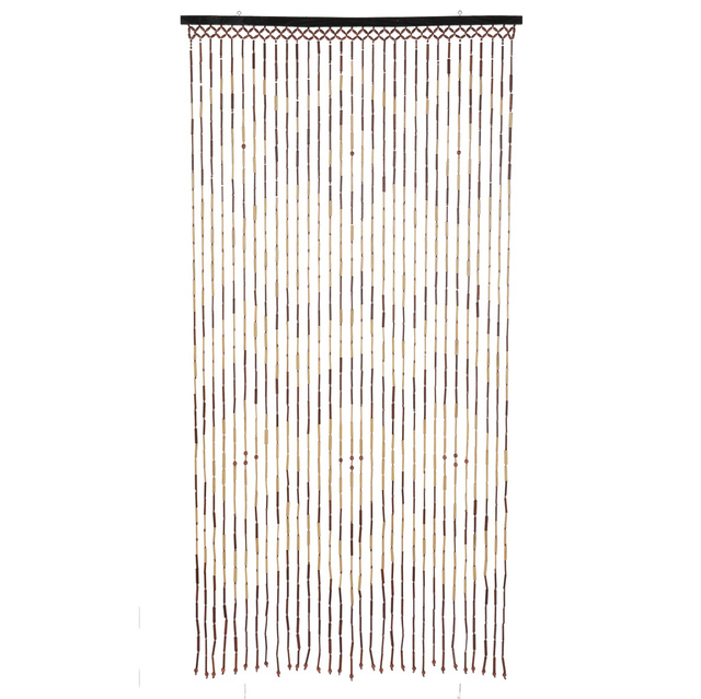 Perdeau pentru ușă, din bambus, 90 x 180 cm