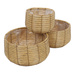 Huse pentru ghivece împletite, 3 buc în diferite dimensiuni
