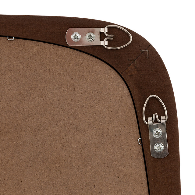 Oglindă MDF maro Keira 65 x 43 cm