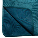 Cuvertură de pat, poliester, albastru, 240 x 260 cm