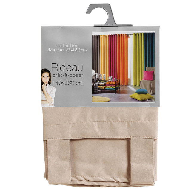 Perdea pe bretele 140 x 260 cm ESSENTIEL