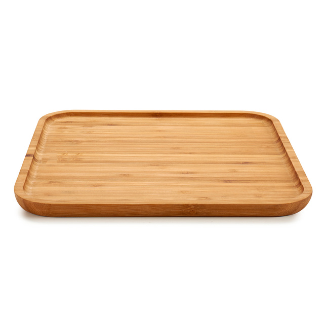Blat de servire pentru gustari, patrat, bambus