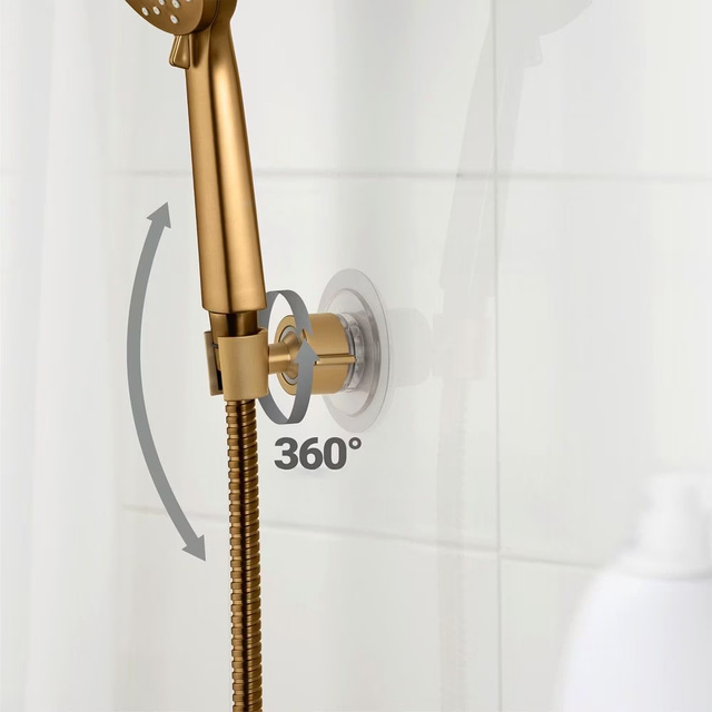 Suport pentru telefonul de duș 360°, montaj fără găurire