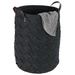 Coș rotund pentru rufe TROVO, antracit, WENKO