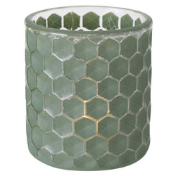 Sfeșnic mozaic
Dustin, 8 cm,
verde fumariu