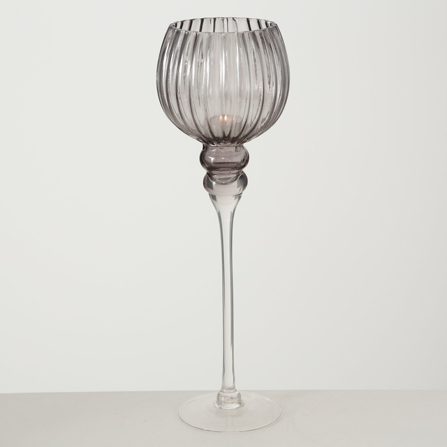 Set 3 sfeșnice din sticlă, Manou