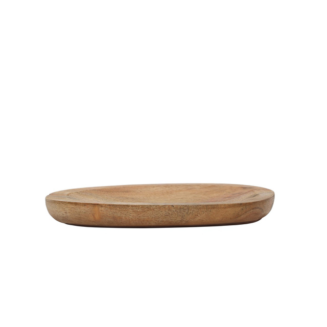 Farfurie din lemn, 16 x 13 x 1,5 cm