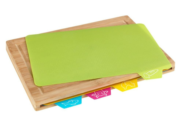 Set tocatoare BELLA, 4 blaturi pentru pește / carne / carne de vită / legume, Wenko