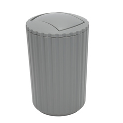 Coș de gunoi pentru baie, Swing Bin Allstar, culoare gri, 3l