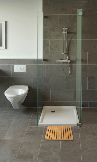 Covoraș de baie, platformă din lemn de bambus BAMBOO, 50 x 50 cm, WENKO