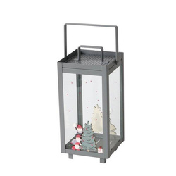 Lanterină de Crăciun pentru lumânare MONTI, 23 cm