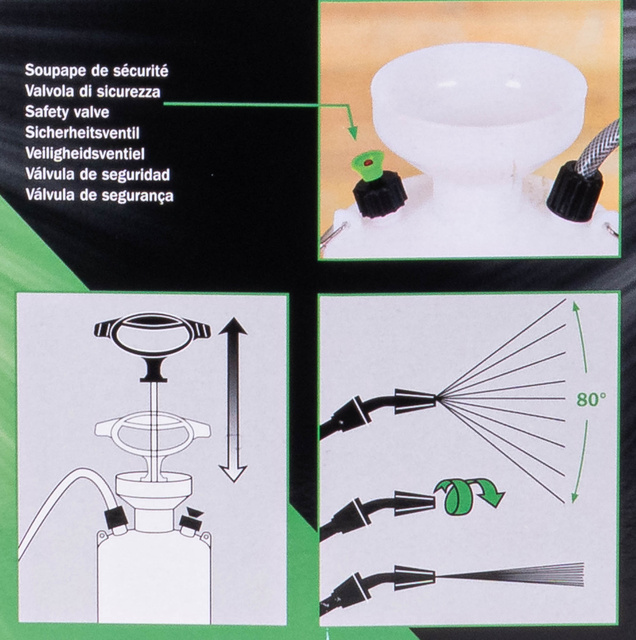 Pulverizator manual sub presiune VITO PRO7 RIBIMEX, 6,85 l