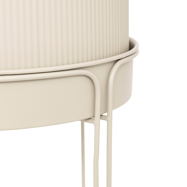 Ghivece de flori metalice, 2 buc, AZE, Ø 30 cm