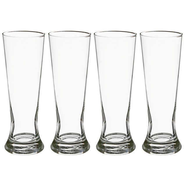 Pahare inalte pentru bere, 4 buc, 370 ml