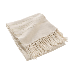 Cuvertura de pat cu ciucuri DORELINE, 125 x 150 cm