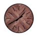 Ceas de perete cu cadran care imită lemnul sub sticlă, Ø 51 cm