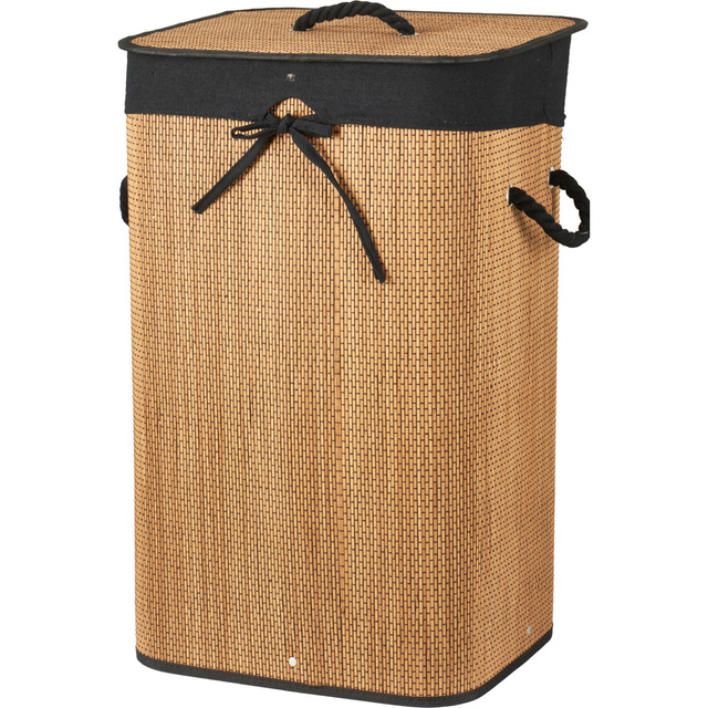 Coș de rufe din bambus BOFO, 72 l