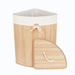 Coș de rufe colțar ARCO, bambus, 60 l, natural
