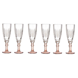 Set 6 pahare pentru sampanie,170 ml