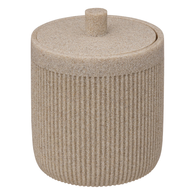 Recipient pentru dischete și bețișoare de urechi ONYX, Ø 9,9 cm