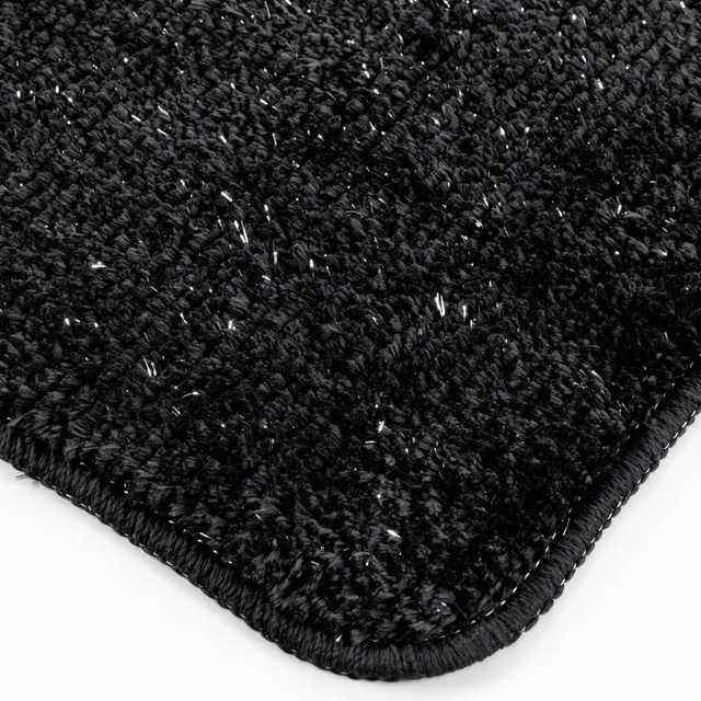 Covoras baie METROPOLIS, negru, 45 x 75 cm