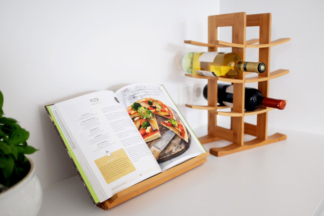 Suport pentru cărți de bucate, 100% bambus, ZELLER