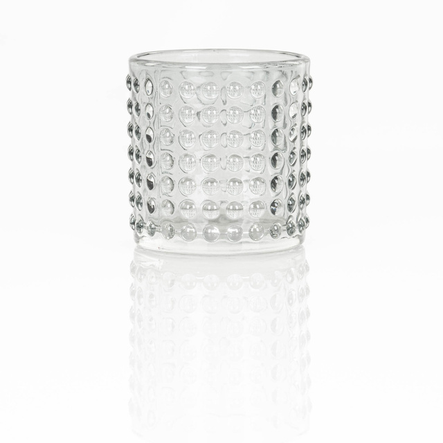 Suport lumanari cu model în relief ARTY, Ø 7 cm