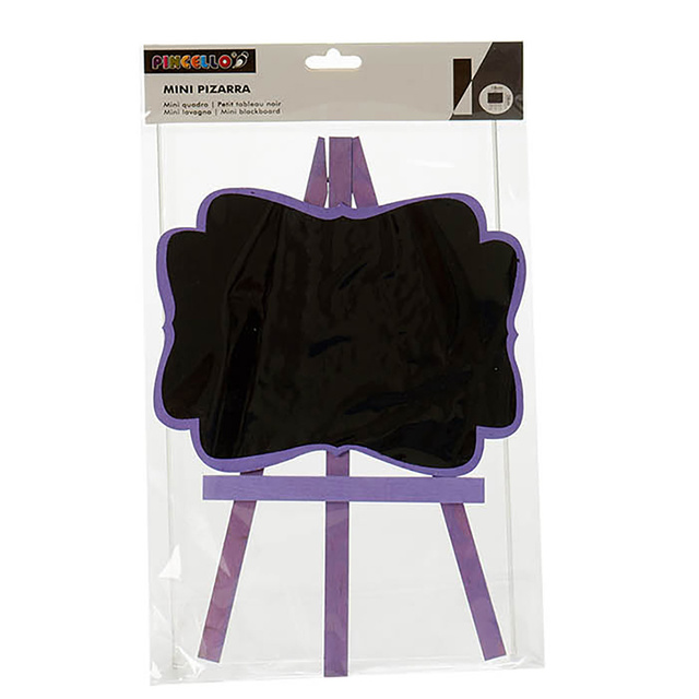 Tăbliță pe șevalet de lemn, 21 x 1,4 x 28,5 cm