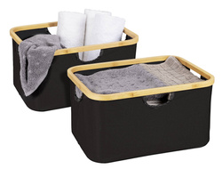 Coș de depozitare, set 2 bucati, Ecori, WENKO