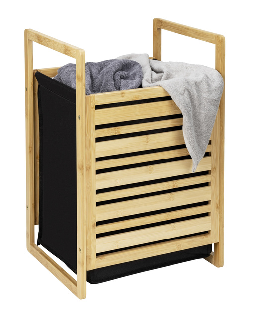 Coș de rufe din bambus, Ecori, WENKO