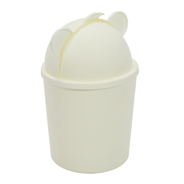 Coș mic de gunoi în formă de ursuleț pentru o cameră de copii, 1,5 l
