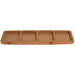 Tava din bambus pentru aperitive 4 compartimente, 33x10x2 cm, Excellent Houseware