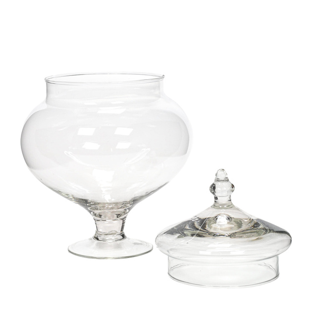 Borcan din sticlă pentru prăjituri RINO