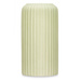 Vaza ceramica cu striatii, verde, inaltime 40 cm