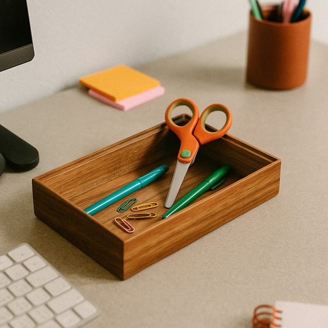 Organizator din lemn HEDO pentru sertar, 23,5 x 15 x 5 cm